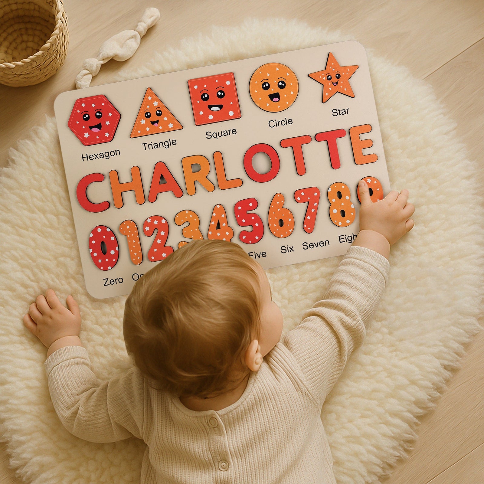 Baby Girl Gifts: Personalized Name Puzzles, Educational Playtime