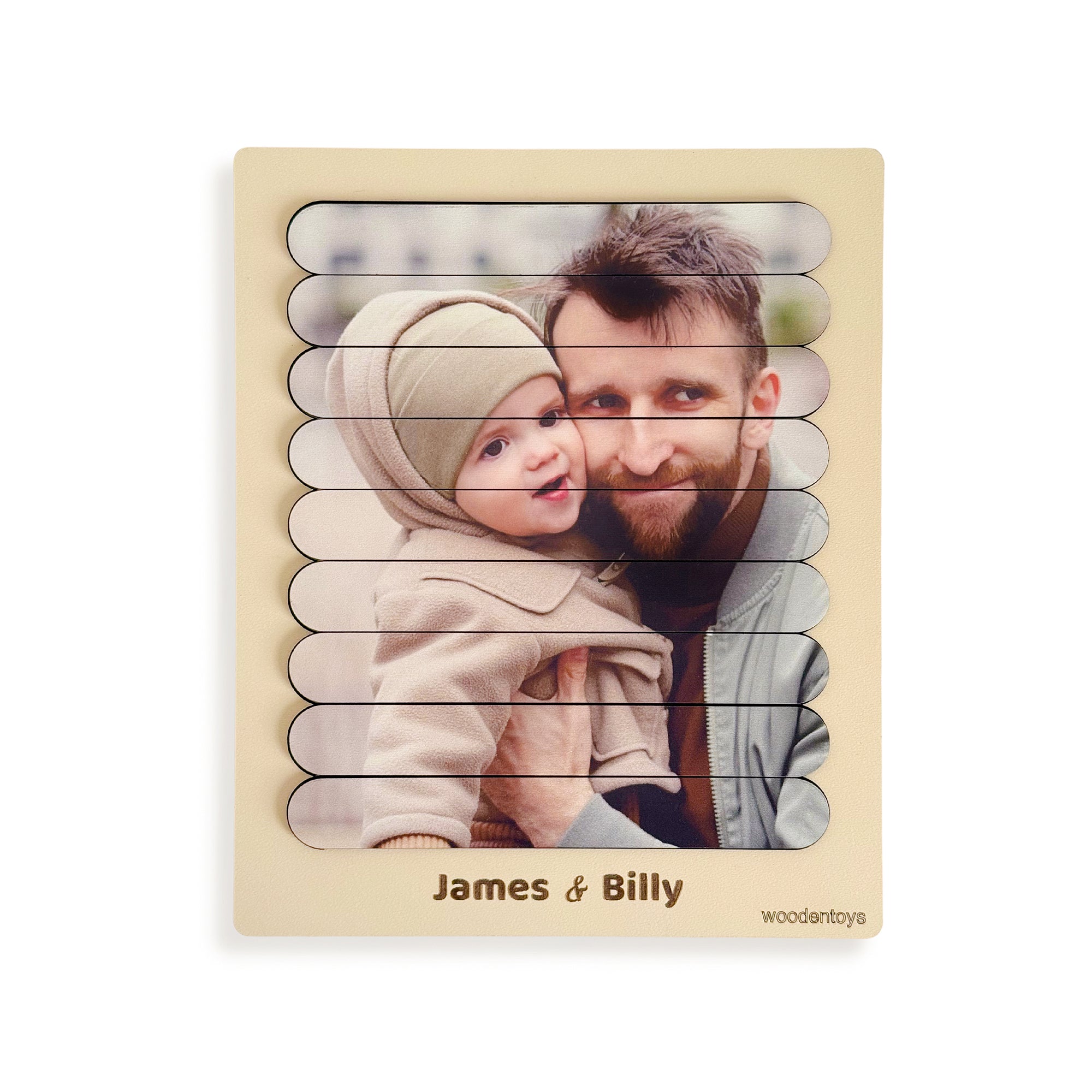 Father Days Wooden Stacking Puzzle - Wooden Games - Montessori Toys