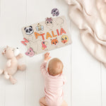 Panda Wooden Animal Puzzle - Personalized Wood Name Puzzle