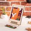 Fox Wooden Stacking Puzzle - Wooden Games - Montessori Toys