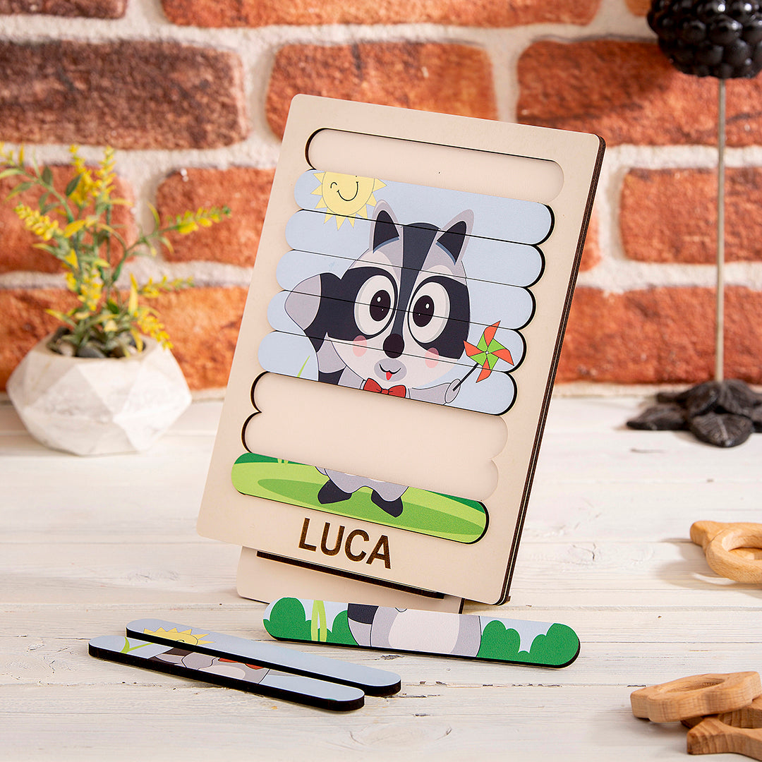 Wooden Stacking Puzzle - Wooden Games - Montessori Toys