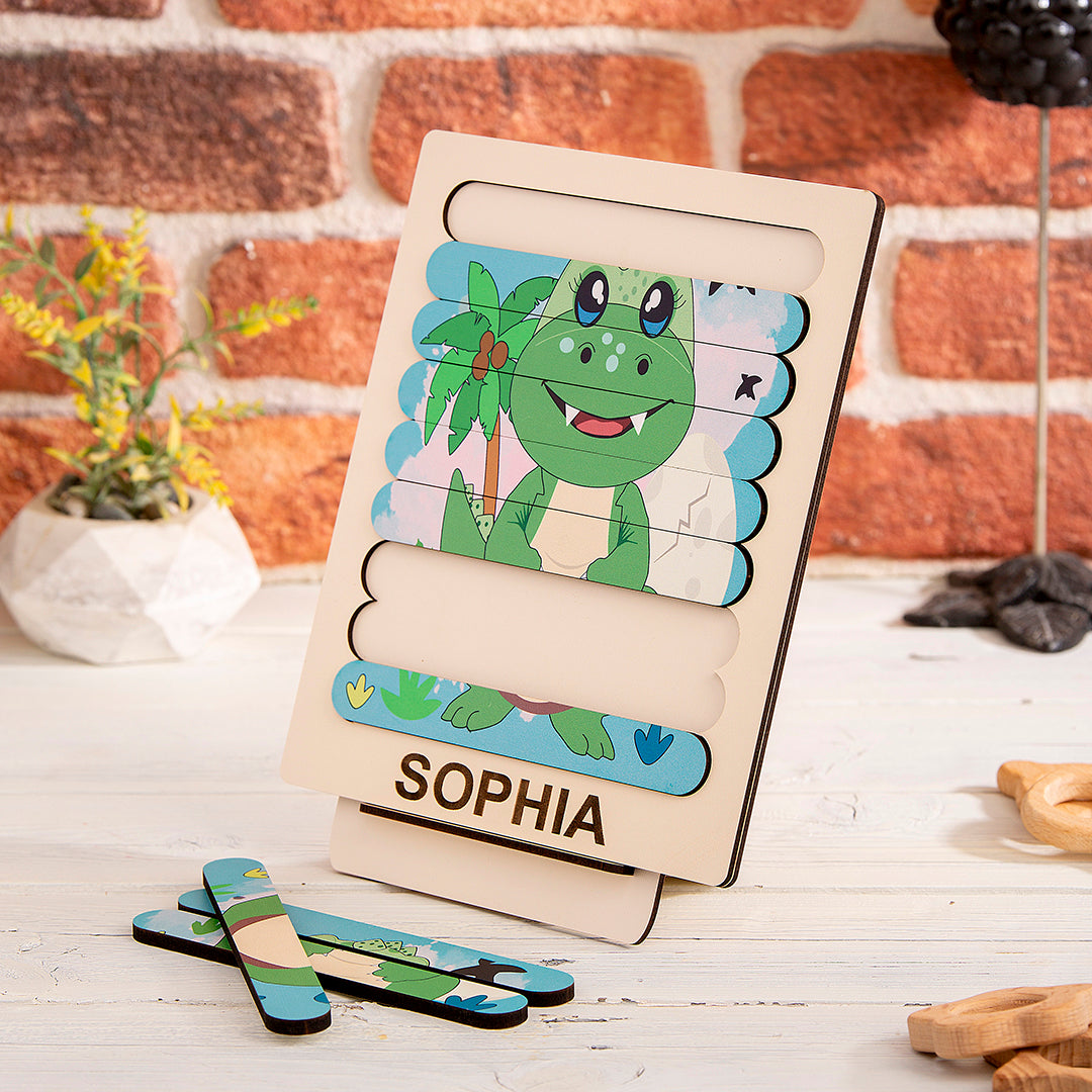 Wooden Stacking Puzzle - Wooden Games - Montessori Toys