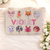Dog Wooden Animal Puzzle - Personalized Wood Name Puzzle