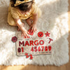 Red Number Puzzles - Personalized Wooden Name Puzzle & Shapes